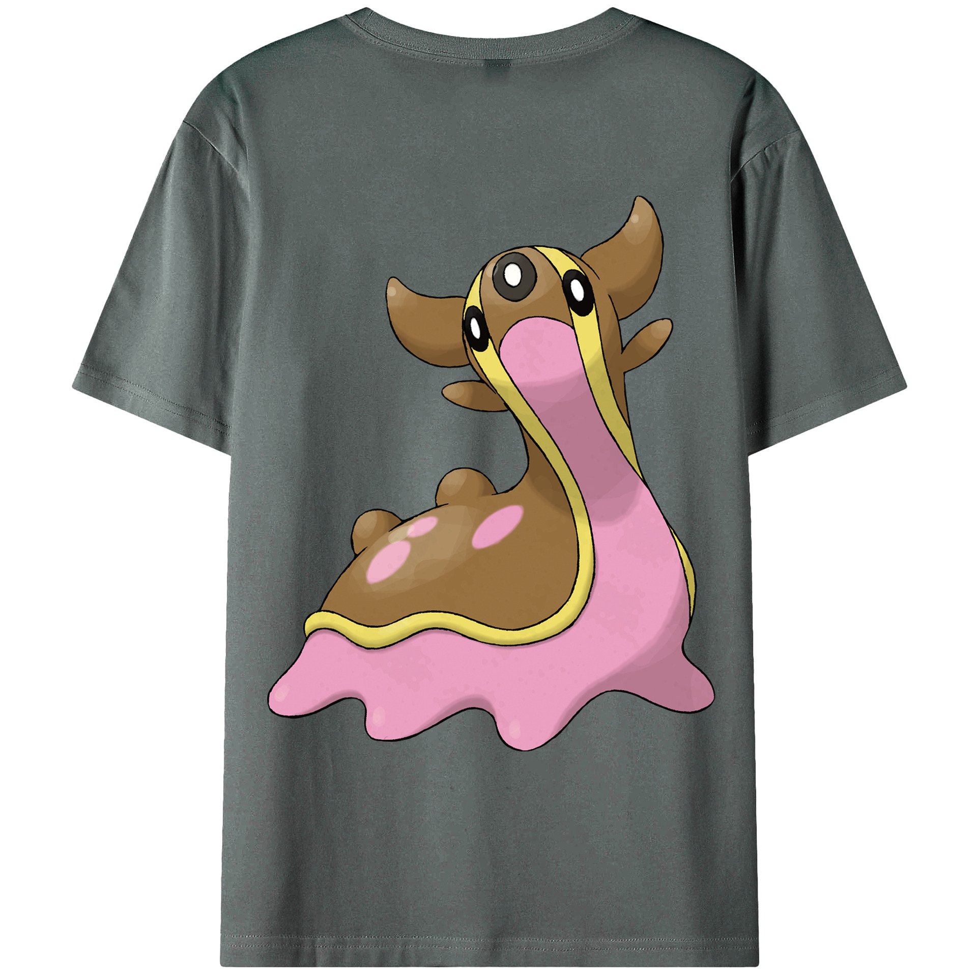 （画像用） ポケットモンスター Pokémon 綿100％ メンズ半袖Tシャツ（バックプリント） 通気性